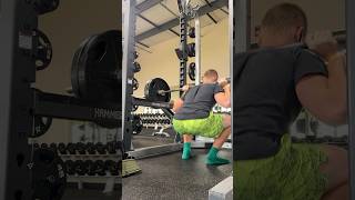 BACK SQUATS HEAVY SINGLE paused squats [upl. by Ahsekyw190]