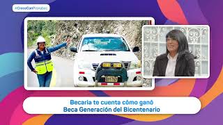 Becaria te cuenta cómo ganó Beca Generación del Bicentenario [upl. by Datnow]