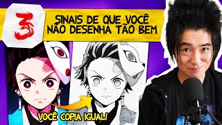 3 sinais de que você NÃO DESENHA TÃO BEM assim  ft Thiago Spyked [upl. by Ireg]