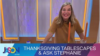 Creating a simple amp elegant Thanksgiving table with Stephanie Hansen [upl. by Sib]