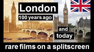 London 100 years ago and today on one screen London when Queen Elizabeth II was born [upl. by Caruso]