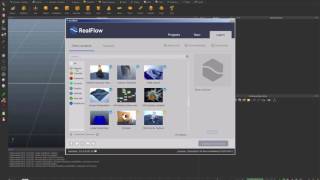 RealFlow 10 Workflow New Project Manager [upl. by Tootsie]