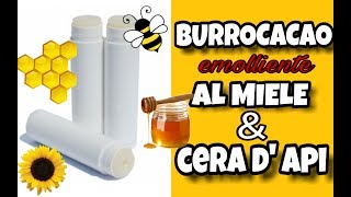 BURROCACAO natursle AL MIELE SEMPLICISSIMO FATTO IN CASA come fare un burrocacao ricetta semplice [upl. by Inalial952]