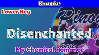 Disenchanted by My Chemical Romance Karaoke  Lower Key [upl. by Godspeed504]