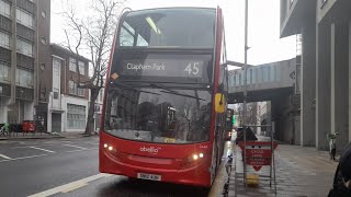 Common  Local  Transport UK London Route 45  2440 SN12AUH  ADL Enviro 400 Hybrid Euro 5 13324 [upl. by Mil]