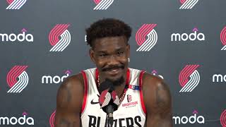 Deandre Ayton Media Availability  2024 Media Day  Portland Trail Blazers [upl. by Tice]