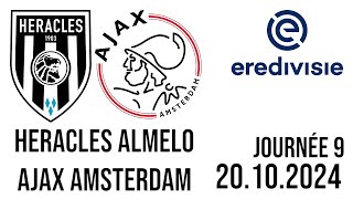 Heracles Almelo  AFC Ajax Eredivisie [upl. by Scribner]