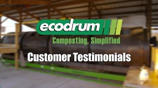 Ecodrum™ Composter  Customer Testimonials [upl. by Nerat]