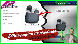 🖋️Editar la página de productos 🧴 En Wordpress y Woocommerce con Elementor 🌐 Actualizado 2023 [upl. by Dazhehs]