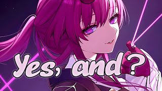 Ariana Grande  yes and Sped Up Lyrics 8D Nightcore  USE HEADPHONES 🎧 [upl. by Gombach]