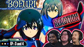 BOFURI EPISODE 3 amp 4 FULL REACTION  FLOOR 2 LETS GO [upl. by Ahkos]