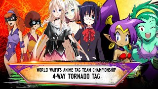 WWE 2K24 World Waifu Division 10262024  VOCALOIDc vs Chuunibyo vs Scooby vs Shantae [upl. by Namajneb740]