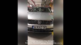 YENİ PASSAT İMPRESSİON PAKET KROM AKSESUAR RLİNE DÖNÜŞÜM passatb8garage [upl. by Oz]