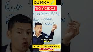 Tioacidos ácido oxacidos química inorgánica tioacidos aprendé química profesor clases quimica c [upl. by Ativahs221]