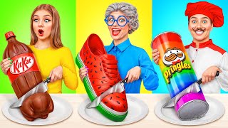 Me vs Grandma Cooking Challenge  Who Wins the Secret Kitchen Battle by Multi DO Challenge [upl. by Chemarin914]