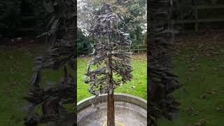 Beautiful Copper Water Feature copperwaterfeature copperfountain garden salvagehunters ponds [upl. by Tuhn]