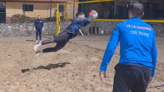 Entrenamiento de porteros de Primera División 🇦🇩 [upl. by Lenahc]