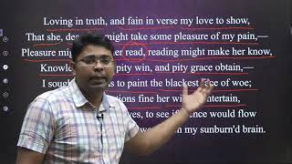 Loving in Truth Astrophel and Stella MA English Literature Explained in Hindi  Summary  Analysis [upl. by Reppiks]