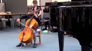 Sisi age 7 and George age 11 perform Scherzo by CWebster [upl. by Dann]