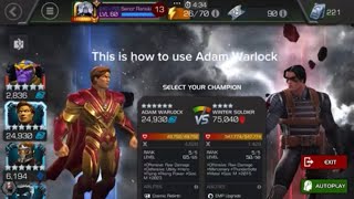 How to use Adam Warlock in Mcoc [upl. by Einahpts91]