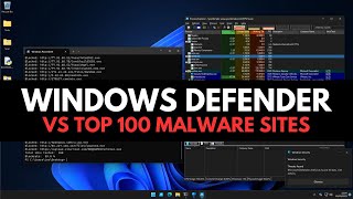 Windows Defender vs Top 100 Malware Sites [upl. by Ahseenat256]