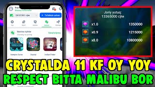 CRYSTALDA 11 KF RESPECT BITTA MALIBU 2 BOR BOYOTA😱 1xbet 1xgames [upl. by Kreager]