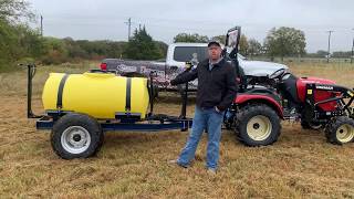 AG Spray TR300E  300 Gallon Boomless Sprayer [upl. by Milon]