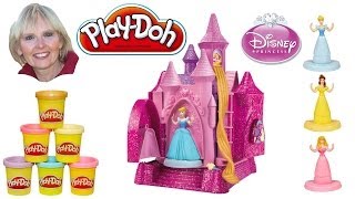 ♥♥ PlayDoh Disney Prettiest Princess Castle [upl. by Andri]