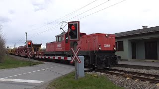 Eisenbahnkreuzungen  Železniční přejezd Kleinmeiseldorf 1 A  2832024 [upl. by Anitsrik]