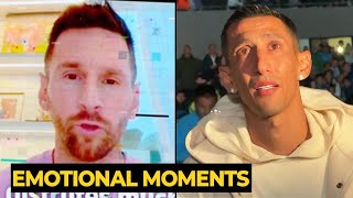 MESSI send emotional message to Di Maria during Argeninta against Chile today  Football News [upl. by Silyhp]