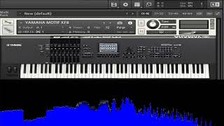 shorts YAMAHA MOTIF XF8 LIBRERIA COMPLETA PARA KONTAKT [upl. by Hsirt860]