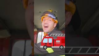 Blippi Fire Truck Song  Blippi amp Meekah Challenges and Games for Kids [upl. by Luhar]