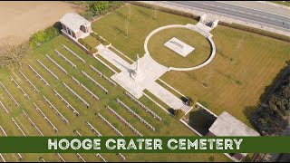 Hooge Crater Cemetery drone video [upl. by Dawson]