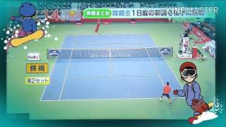 「スポーツ速報」錦織圭25Vsコリッチ18 男子テニス 楽天ジャパンオープン 1回戦 [upl. by Htebezile]