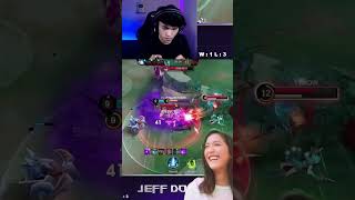 Phoveus high level ga sih 1 vs 4 maniac yok difollow bg jeff nya shorts mlbb mobilelegends [upl. by Nosidam]