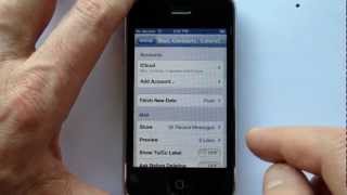 Reset Your iPhone Gmail account [upl. by Shipley]