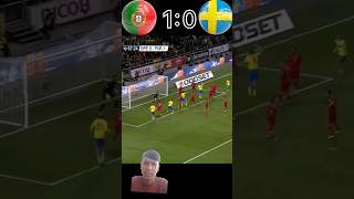 Full Video 👆 Portugal vs Sweden 32 Ronald Hat tirck football shorts ronaldo viral trending [upl. by Esoj36]