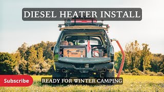 Ultimate Diesel Heater Install for Winter Camping in Ram 1500  Stay Warm [upl. by Tamah365]