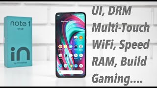 Micromax Note 1 UI DRM Multi Touch Speed Test Build amp Gaming [upl. by Naashar]