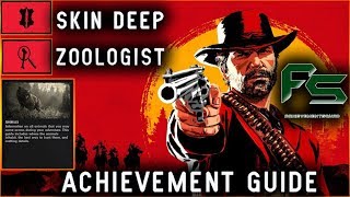 Red Dead Redemption 2  Zoologist amp Skin Deep Achievement Guide [upl. by Yeta679]