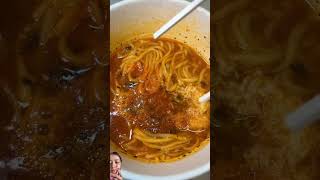 lazy tomato soup ramen recipe asmr koreanfood [upl. by Haneen]