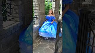 Stairs🩵disneyprincess princessdress disney cinderella cenicienta aurora princessdress cute [upl. by Aninad]