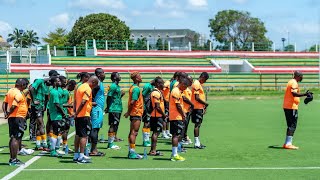 Tournoi UFOA B  Qualifs CAN U20 Séance dentrainement des éléphanteaux pour affronter le Nigeria [upl. by Rooney]