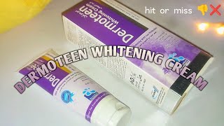 HONEST REVIEW Dermoteen whitening cream  watch this before buying this cream 💜🤫 [upl. by Gabriele53]