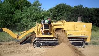 95 Vermeer T655 DT Track Trencher [upl. by Averat]