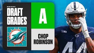 2024 NFL Draft Grades Dolphins select Chop Robinson No 21 Overall  CBS Sports [upl. by Labotsirhc]