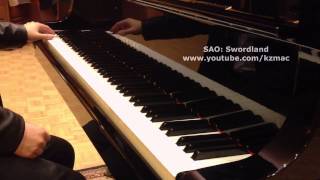 Sword Art Online OST Swordland  Piano only [upl. by Arta650]