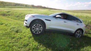 The new Jaguar F PACE in offroad PiataAutomd [upl. by Yruoc]