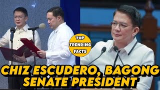 SEN CHIZ ESCUDERO BAGONG SENATE PRESIDENT [upl. by Fonsie]