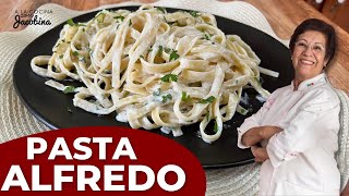 Como hacer PASTA ALFREDO [upl. by Adnamor753]